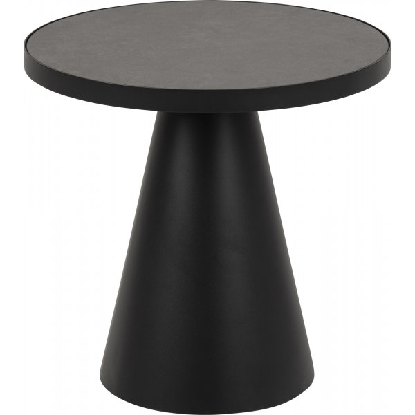 Soli sofabord 45 cm - Sort