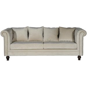 Chesterfield 3-pers. Sofa Churchill - Beige fljl