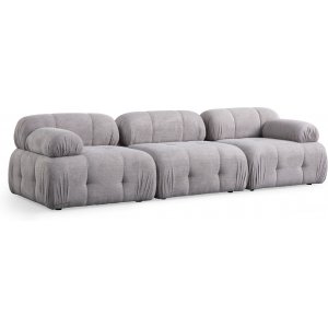 Petite 3-personers sofa - Lysegr