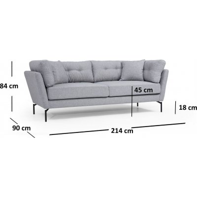 Mapa 3-personers sofa - Gr