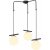 Ozon loftlampe 6276 - Sort/hvid