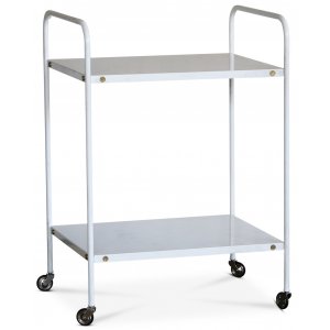 Revel serveringsvogn retro 60 x 45 cm - Hvid / Messing + Pletfjerner til mbler