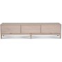 Borgholm mediebnk 188 cm XL - Whitewash