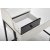 Agnes toiletbord 80 x 42 cm - Hvid/sort