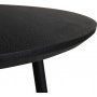 Smokey rundt spisebord 80 cm - Sort + Mbelfdder