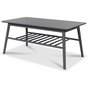 Salt grt sofabord med hylde 110 x 60 cm