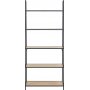 Seaford stigehylde 77x174 cm - Eg/sort