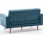 Dublin 2-personers sovesofa - Turkis
