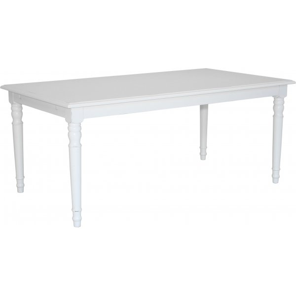 Nomi spisebord 180 cm - Antik hvid + Mbelfdder