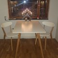 Kundebillede Spisebord Linköping 120 cm - Eg/hvid
