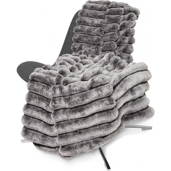 Rocky plaid Smoke - 120 x 180 cm