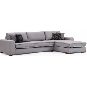 Lena divan sofa hjre - Lysegr