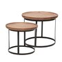 Melissa sofabord st m. 2 stk - Tr/metal