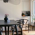 Kundebillede Sunda spisebordsstol - Sort/snoresæde