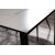 Metropol spisebord 120-180 cm - Sort/hvid