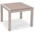 Urbanite cafegruppe med bord 50 x 50 cm og 2 stabelbare spisestuestole - Beige