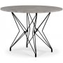 Zoo spisetbord 105 cm - Sort / Slv Marmor
