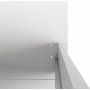 Style sengeramme 140 x 200 cm - Hvid
