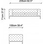 Fashion 3-personers sofa - Gr