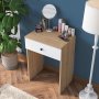 Bijou toiletbord 12, 60 x 42,5 cm - Valnd/hvid
