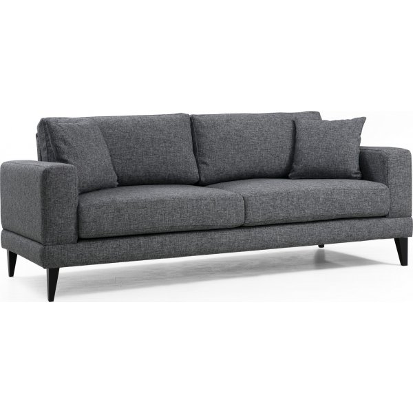 Nordic 3-personers sofa - Mrkegr