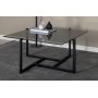Sofabord Bivo - Sort / Glas