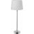 Liam bordlampe - Hvid/krom - 59 cm