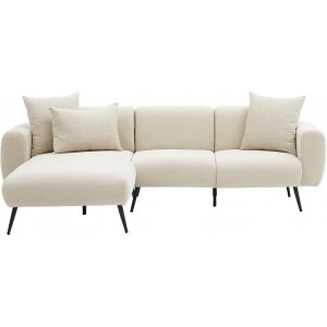 Flanko divan sofa Creme - venstre