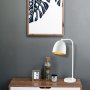 Tatovering bordlampe - Hvid
