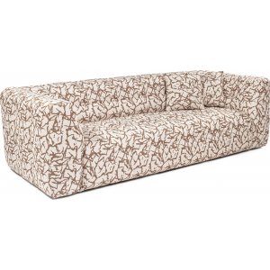 Cady 3-personers sofa - Beige/brun