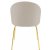 Giovani Velvet stol - Grbeige/Messing