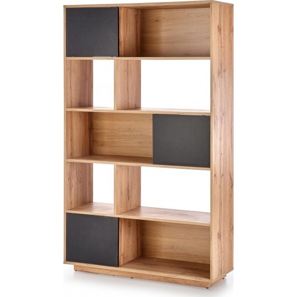 rken reol 110 cm - Eg/sort
