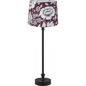 Liam bordlampe - Rød/sort - 59 cm Liam bordlampe - Rød/sort - 59 cm
