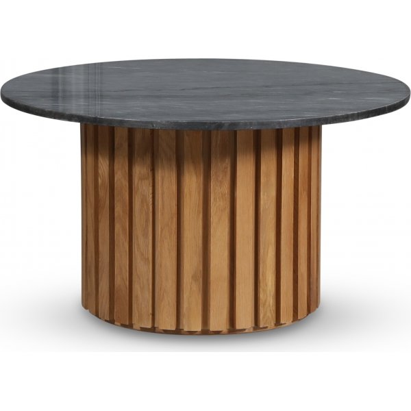 Sumo Sofabord O85 - Eg / Gr marmor