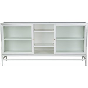 Revel sknk 160 cm - Hvid / glas