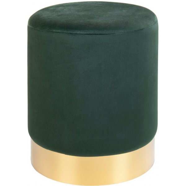 Gamby puf - Grn / messing