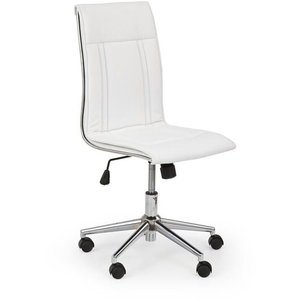 Joselyn skrivebordsstol - Hvid (Kunstlæder)