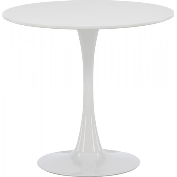 Hamden spisebord 80 cm - Hvid