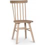 Edge spisegruppe; Spisebord i hvid HPL 190x90 cm med 6 Orust stokstole i hvidmalet