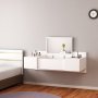 Zakkum toiletbord 100 x 39 cm - Hvid