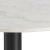 Corby spisebord 105 cm - Hvid/sort