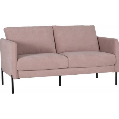 Kingsley 2,5-personers sofa - Lyst rosa fljl + Pletfjerner til mbler
