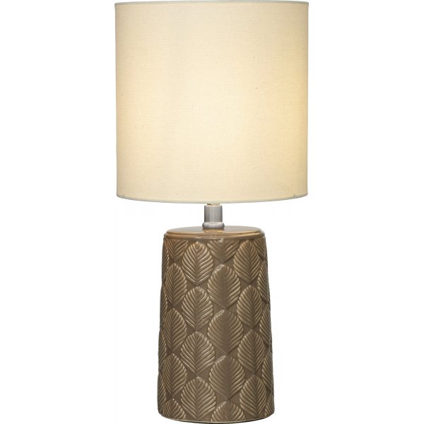 Bodil bordlampe - Brun/beige