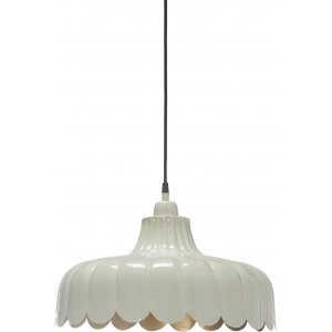 Wells loftslampe - Beige/guld - 43 cm