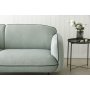Catta 3-personers sofa med fodskammel - Lysegrn