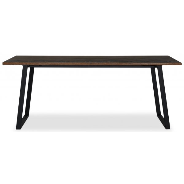 Edge spisebord 190x90 - Brownstained fishbone