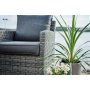 Torekov udendrs gruppe med spisebord - Gr syntetisk rattan
