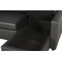 Dream sovesofa med opbevaring (divansofa) - Antracit (ecolder)
