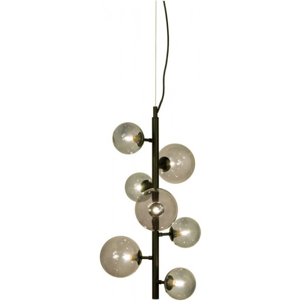 Molekyl loftslampe - Sort/rggr