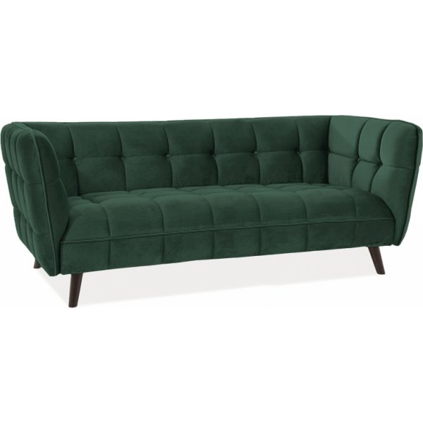 Renae 3-personers sofa i grnt fljl